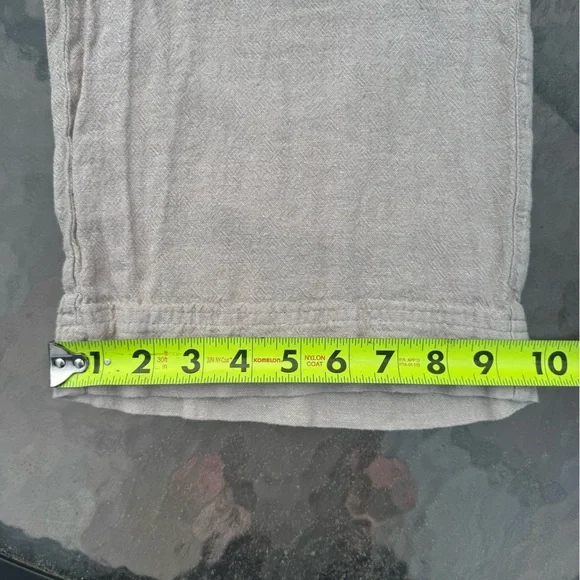 Old Navy Flax Linen-Blend Wide Leg Pants Medium Tall - Picture 9 of 9